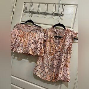 Karlie set pink floral